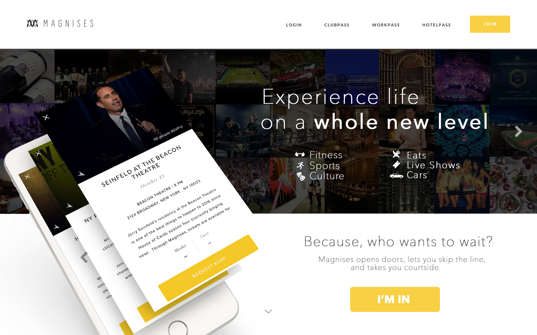 Magnises black membership card and benefits