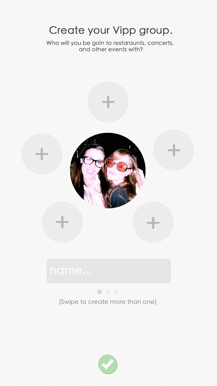 Create a VIPP nightlife group flow