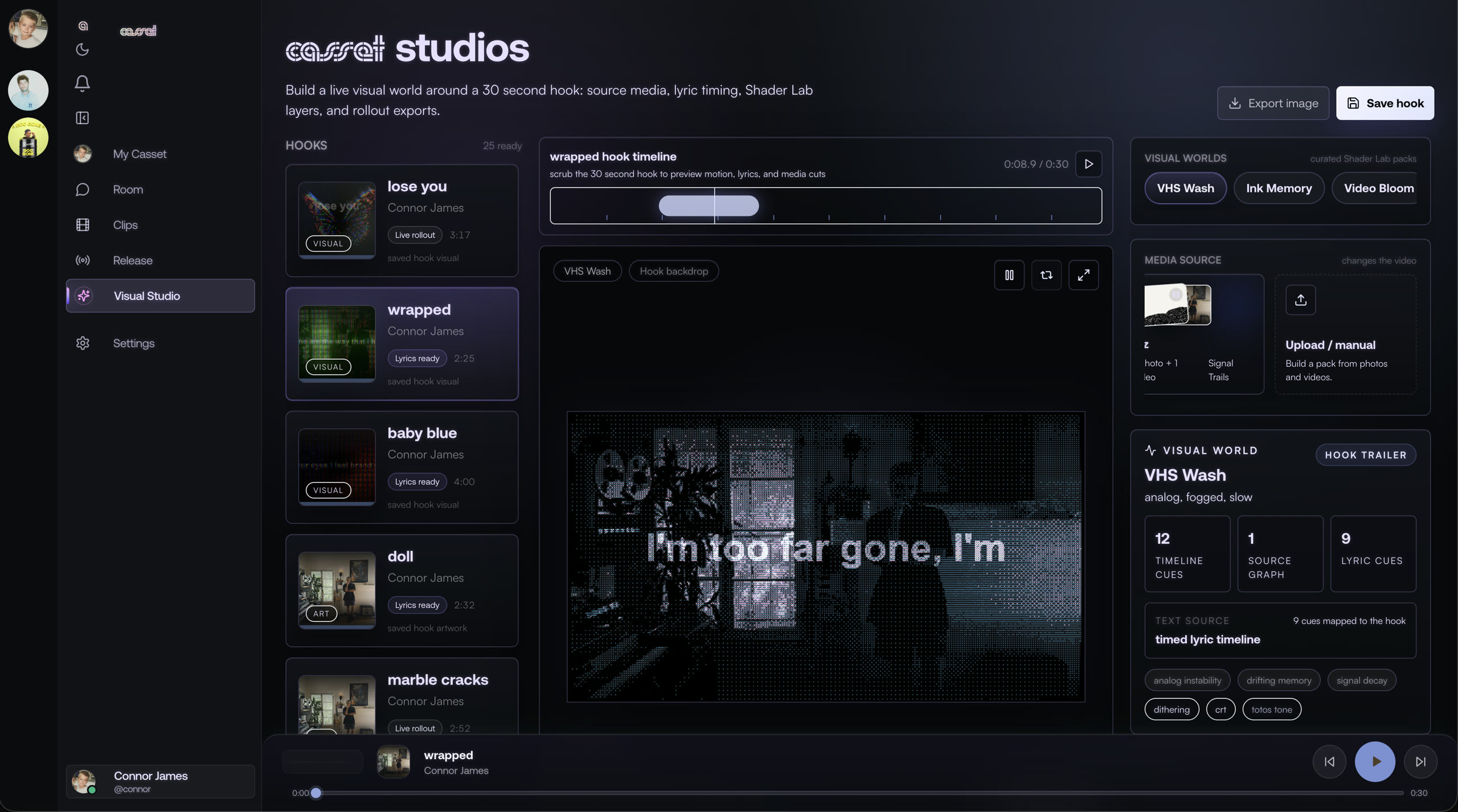 Casset Visual Studio - in-browser shader composer