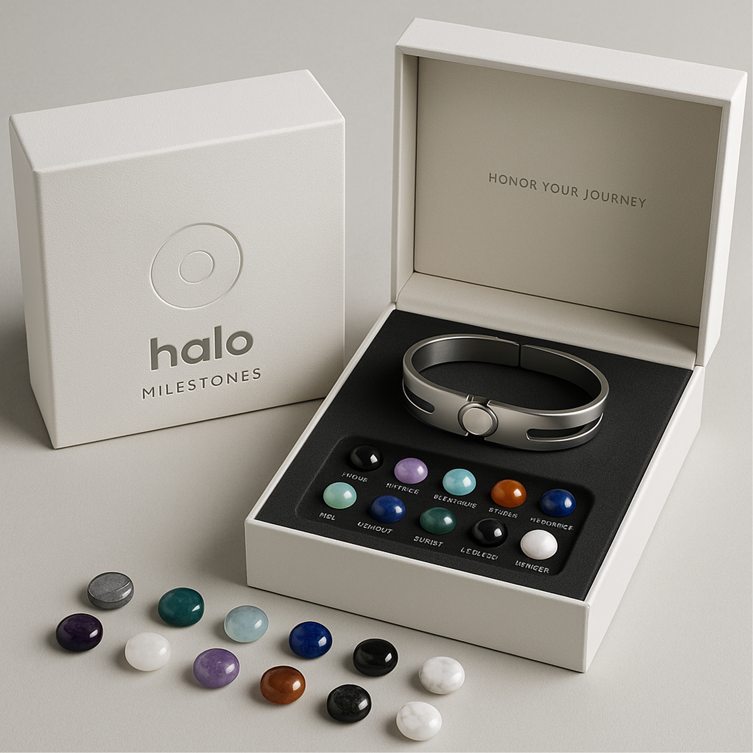 Habit Halo Milestones packaging - Honor your journey