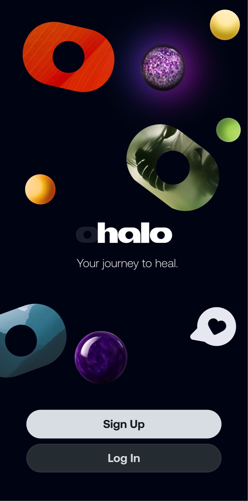 Habit Halo splash - Your journey to heal