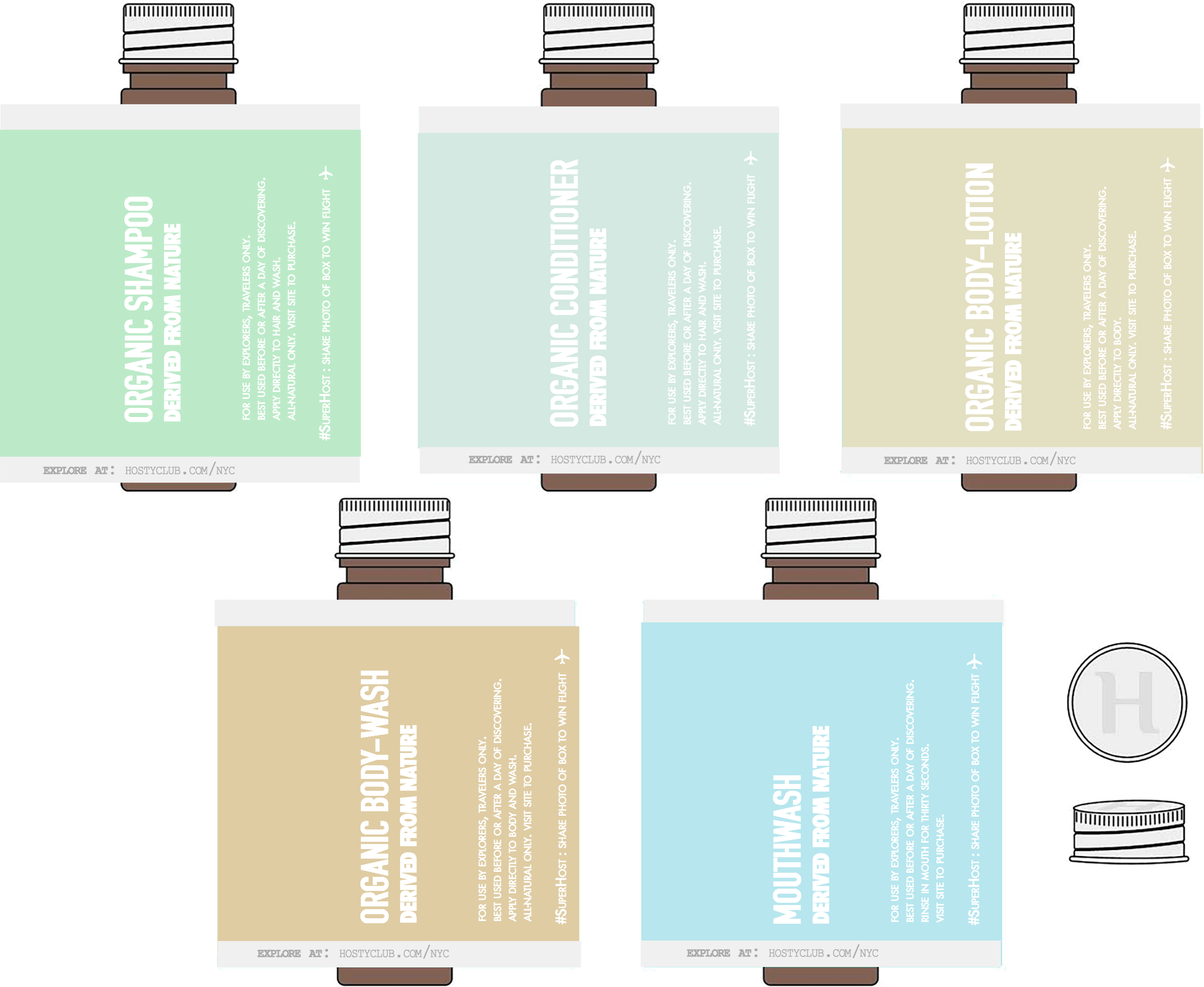 Hosty Club product packaging