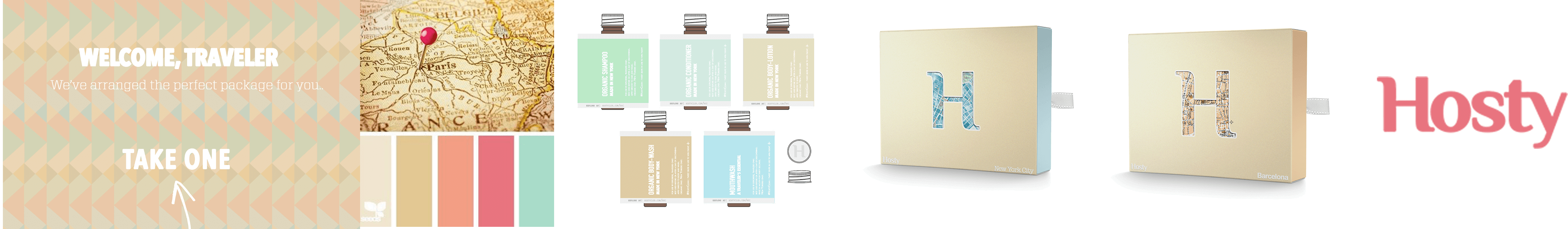 Hosty Club branded objects