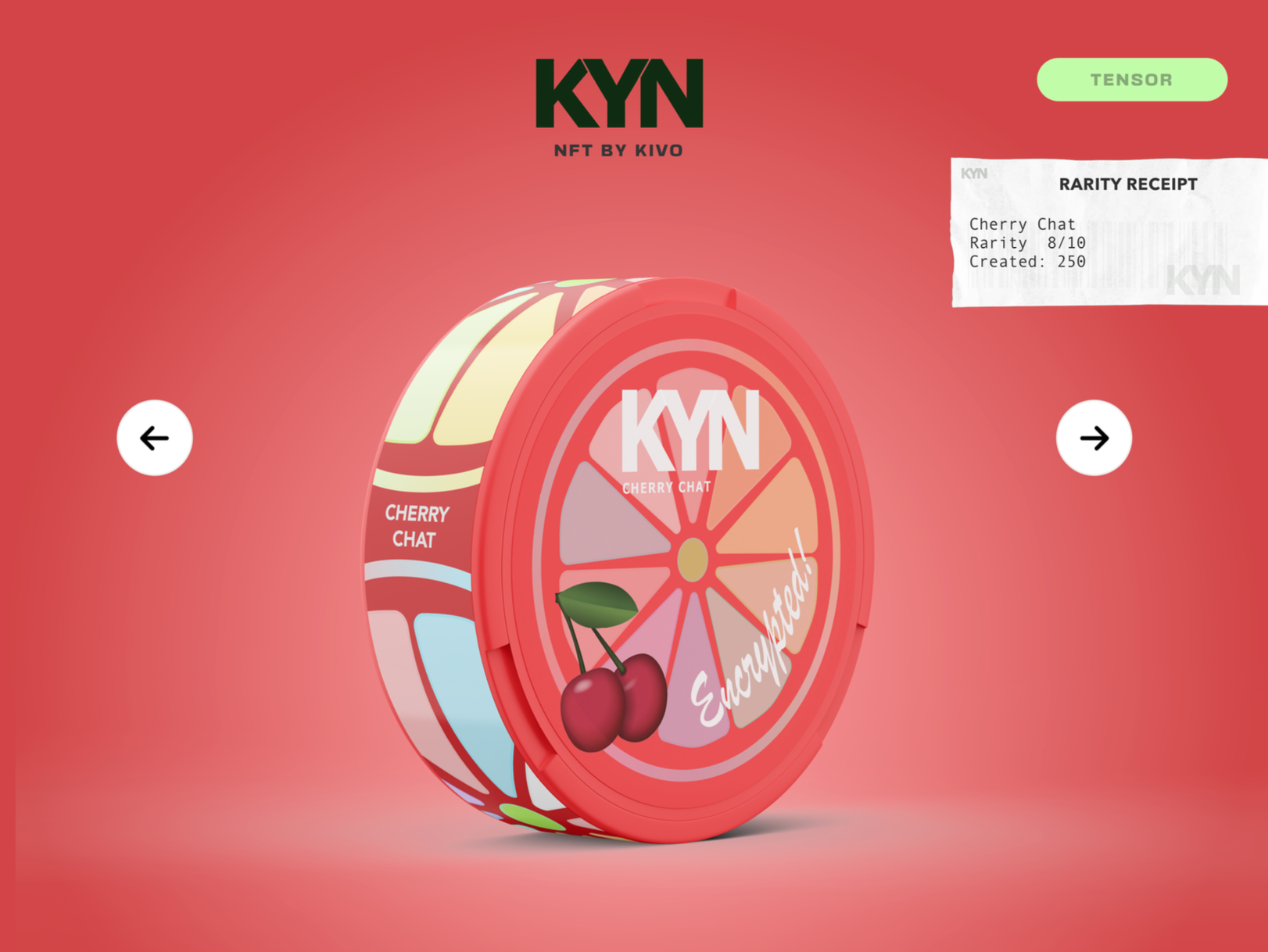 KYN Cherry Chat collectible product card
