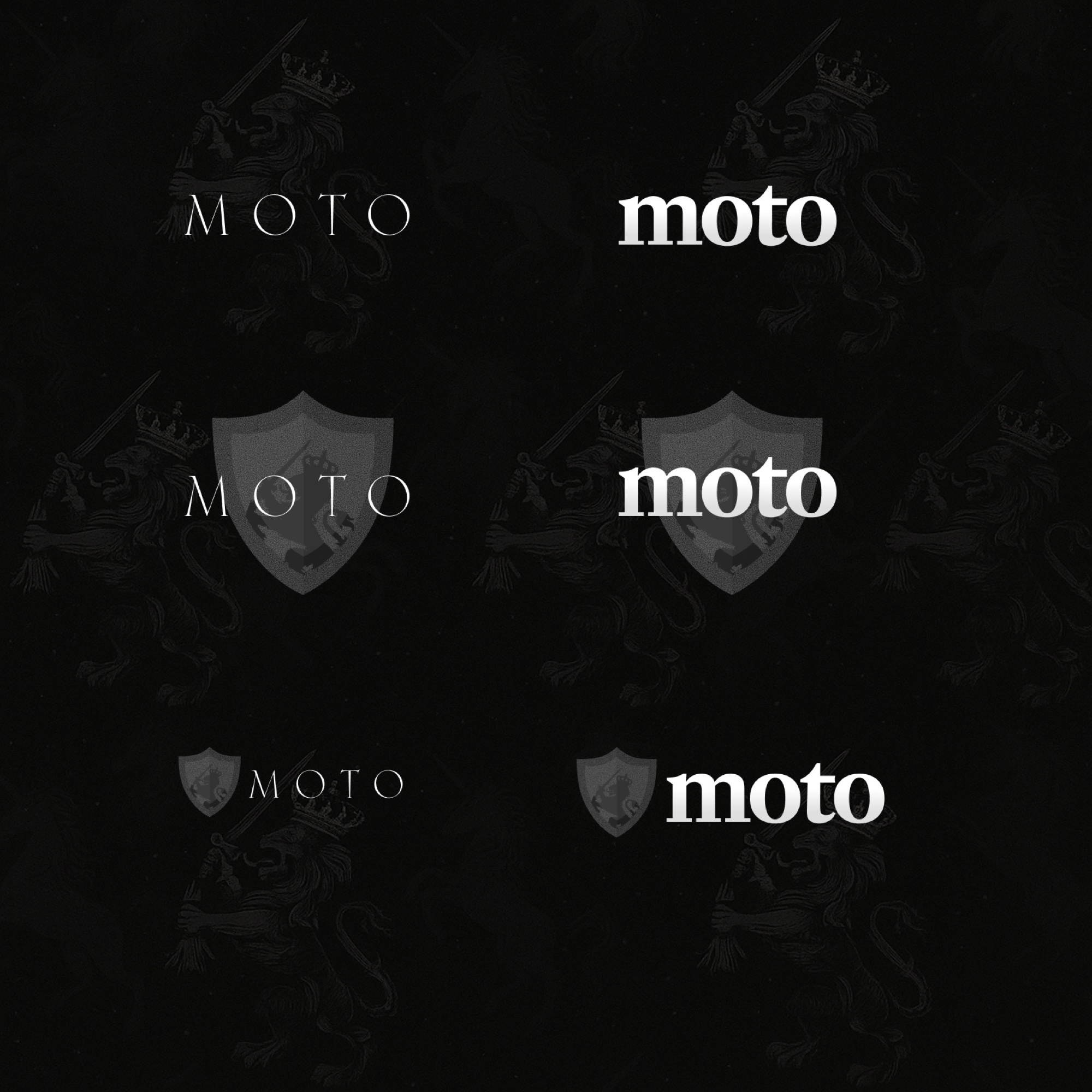moto logo system - lockup variations