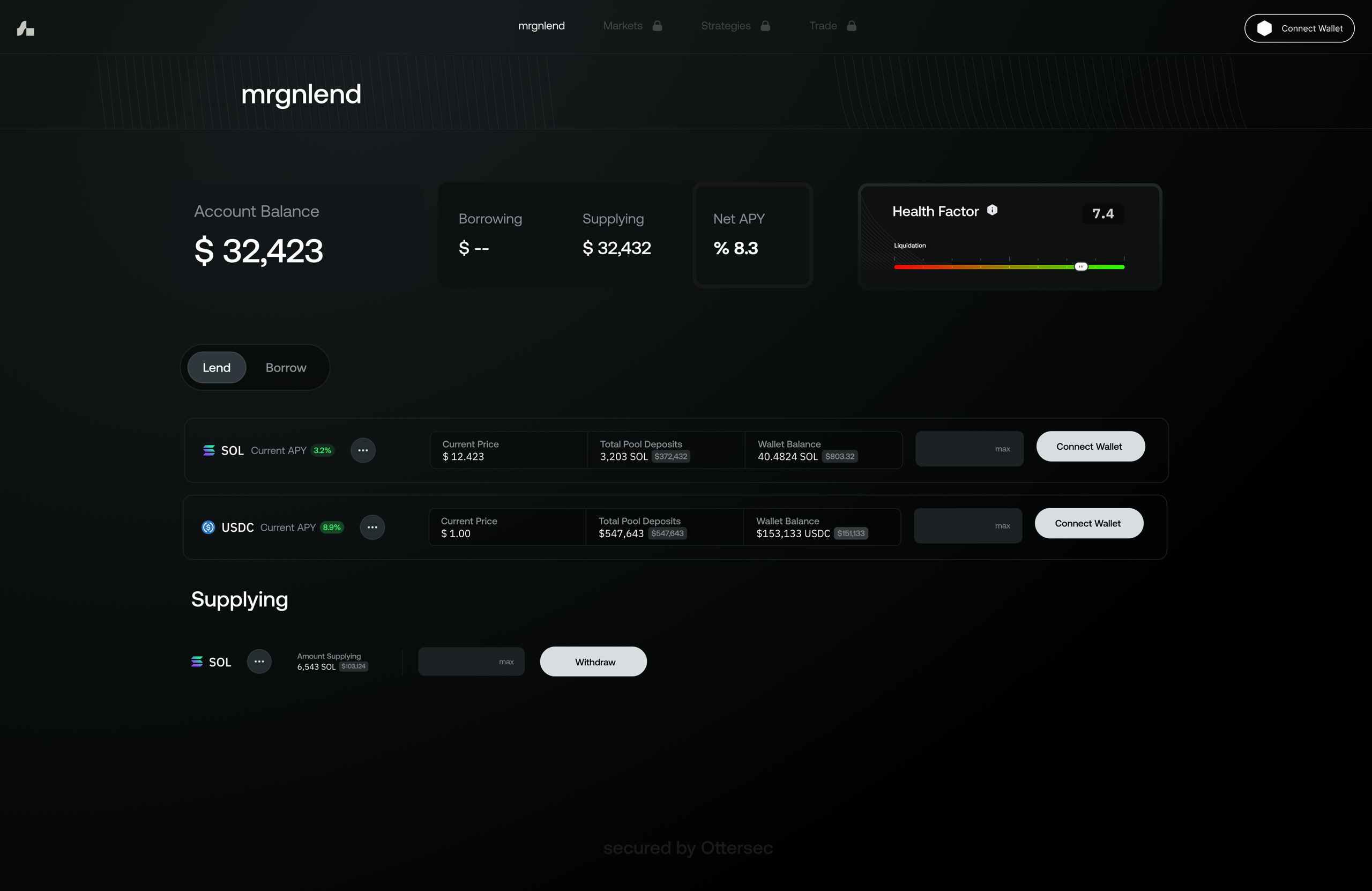 mrgnlend shipped dashboard