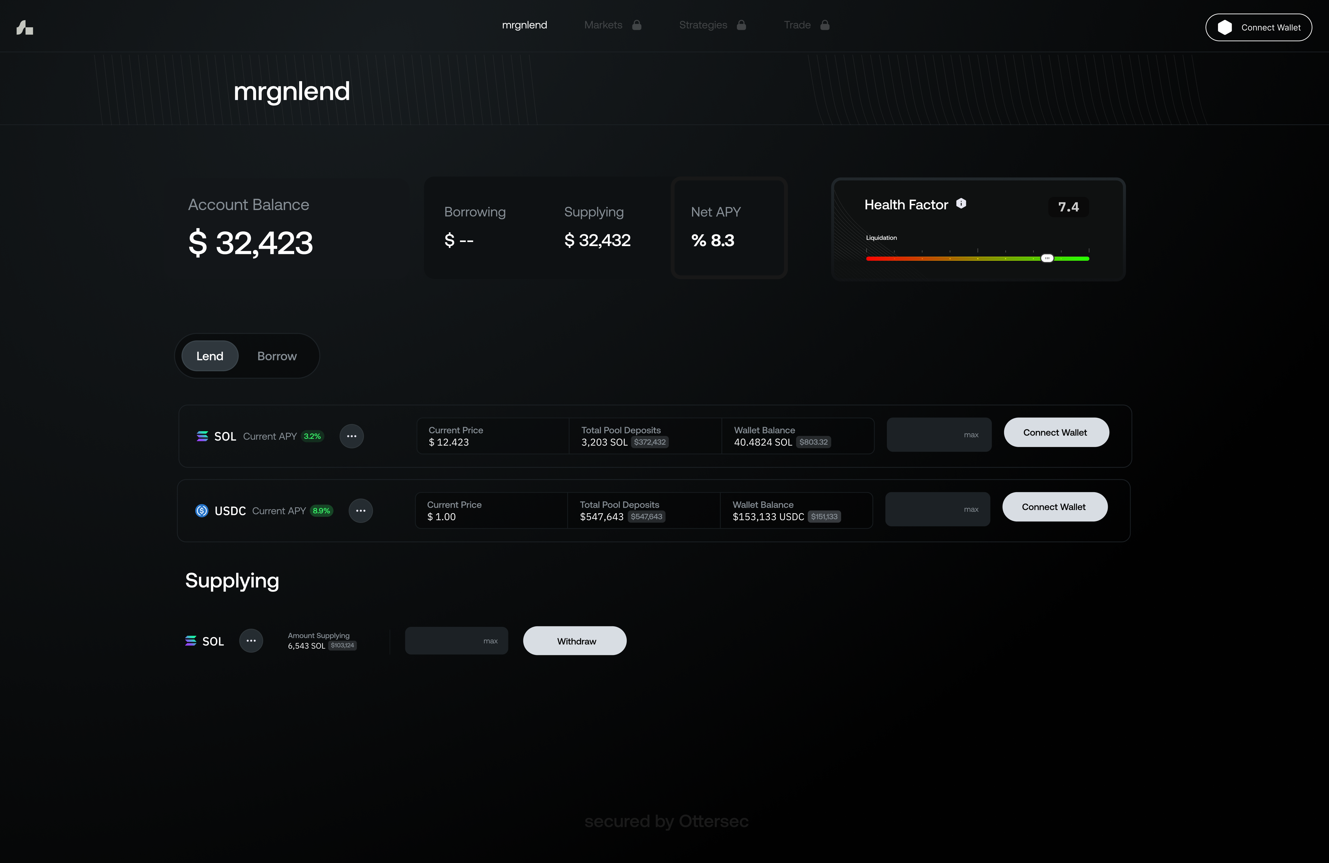 mrgnlend shipped dashboard