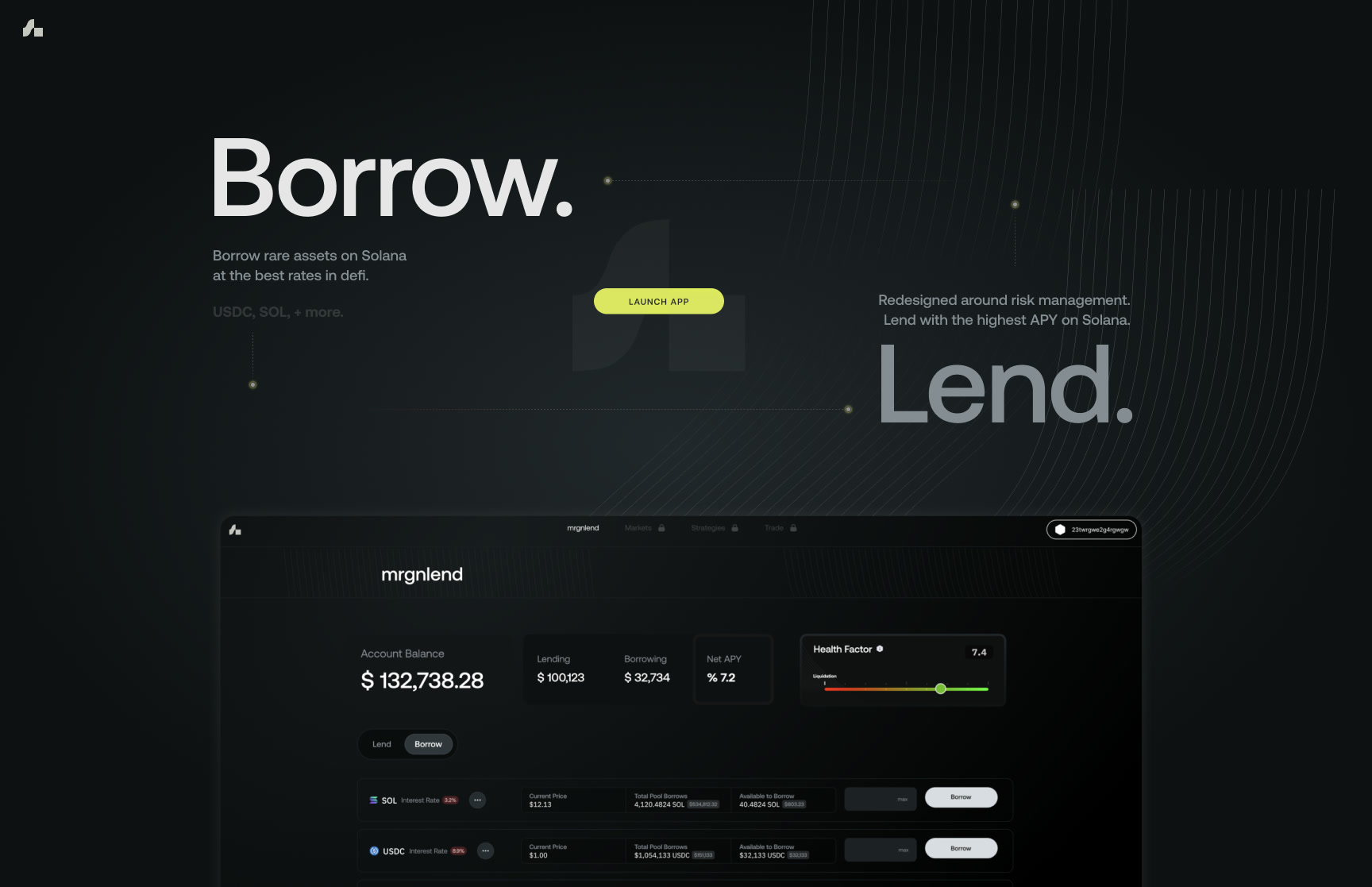 MarginFi Borrow and Lend product experience