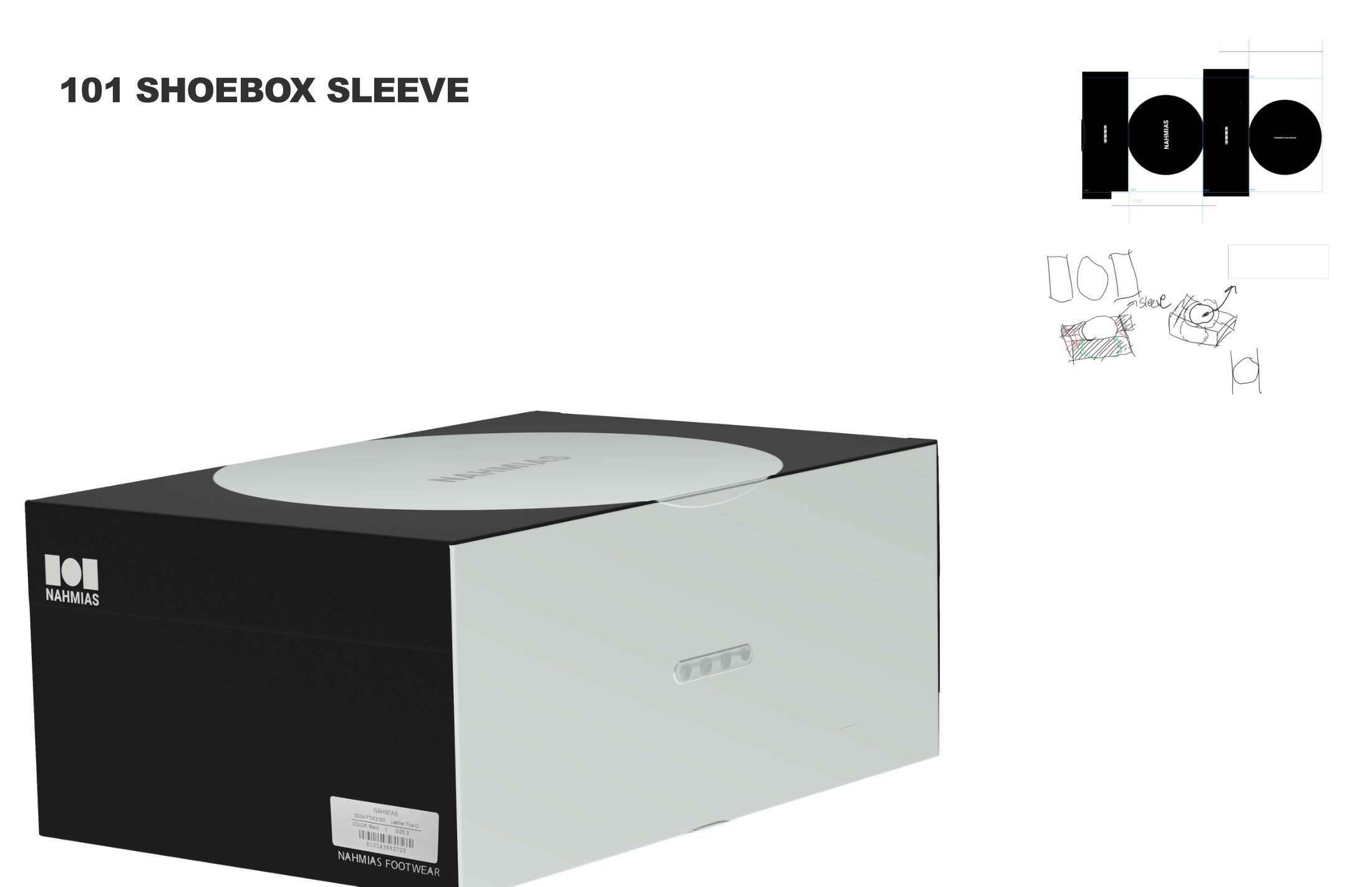 Nahmias shoebox sleeve concept