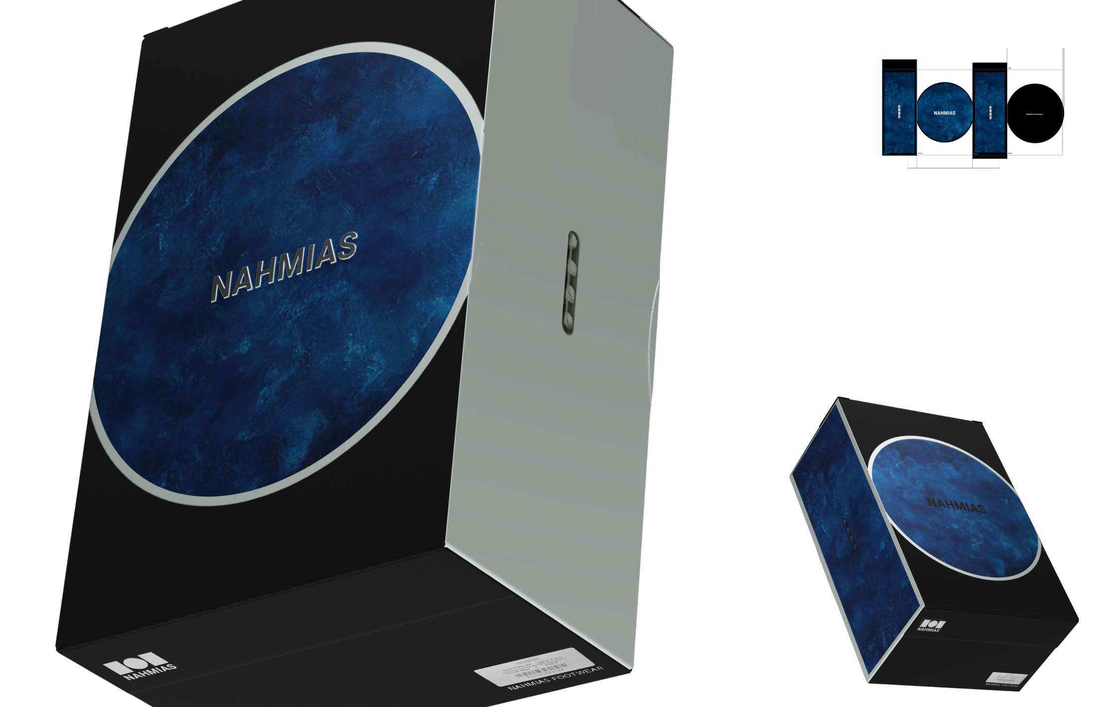 Nahmias monogram gift box - navy