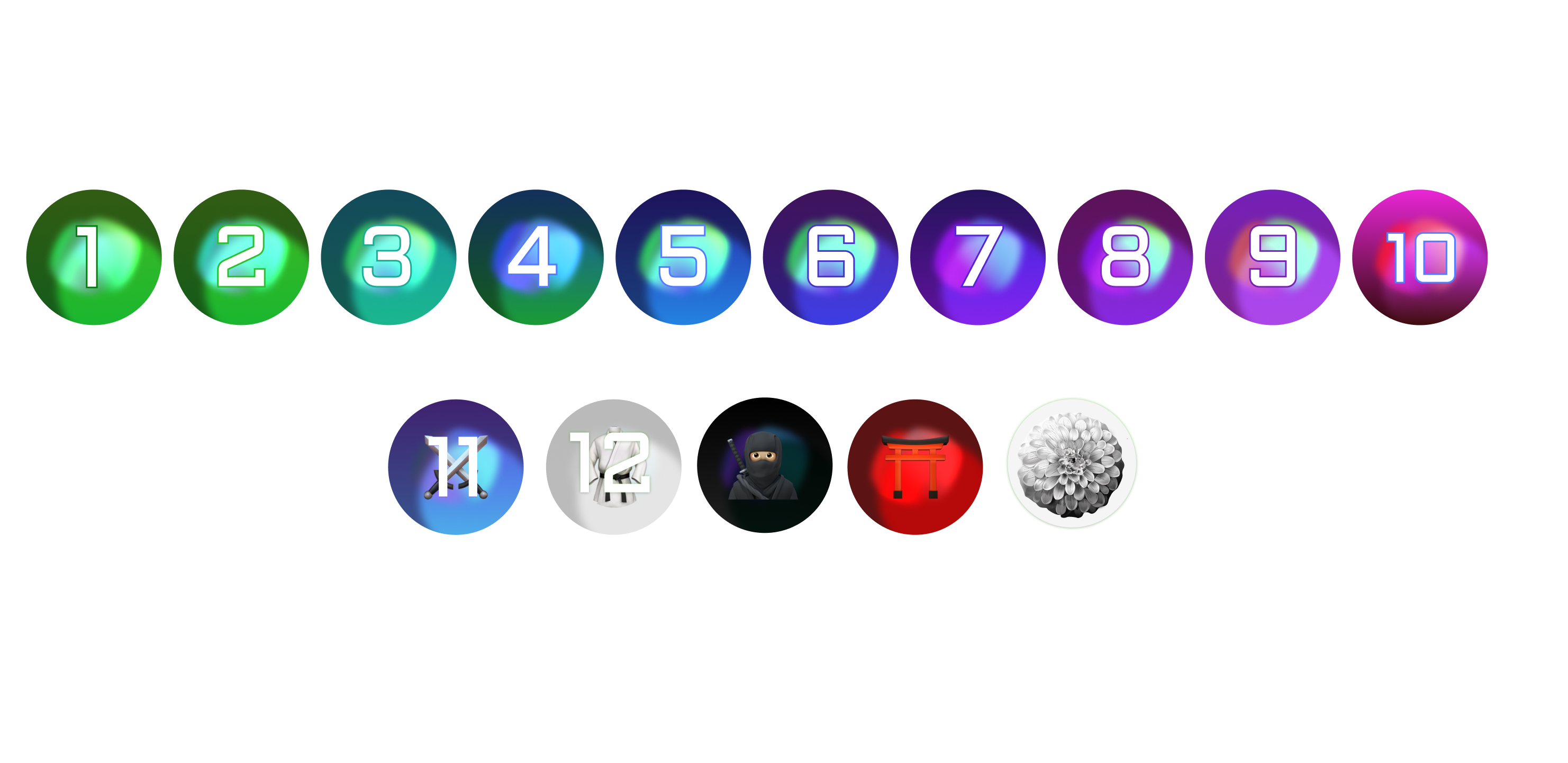 Shaga player rank system progressing from numbered tiers to rare icon ranks