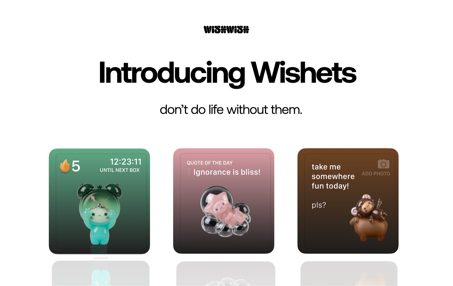 wishwish - Introducing Wishets